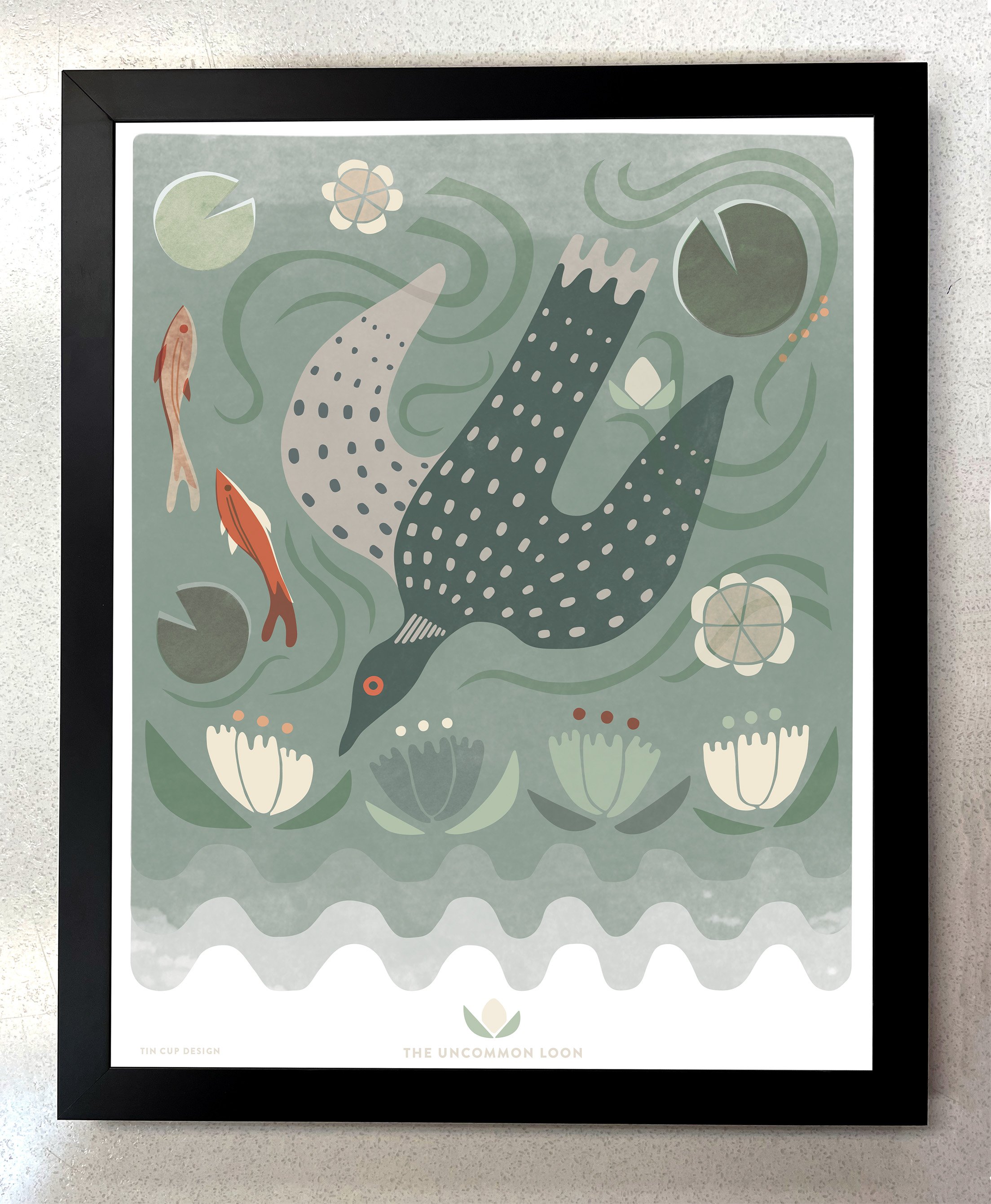 The Uncommon Loon, 11x14 Print — Tin Cup Design
